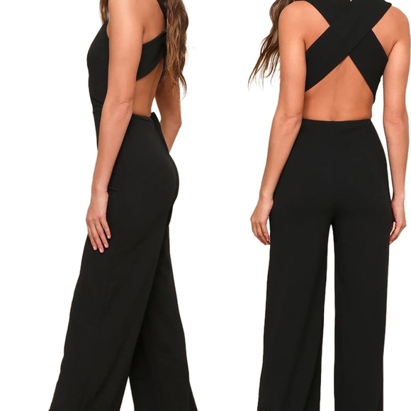 Lulus ‘Thinking Out Loud’ Backless Jumpsuit - Picture 3 of 10